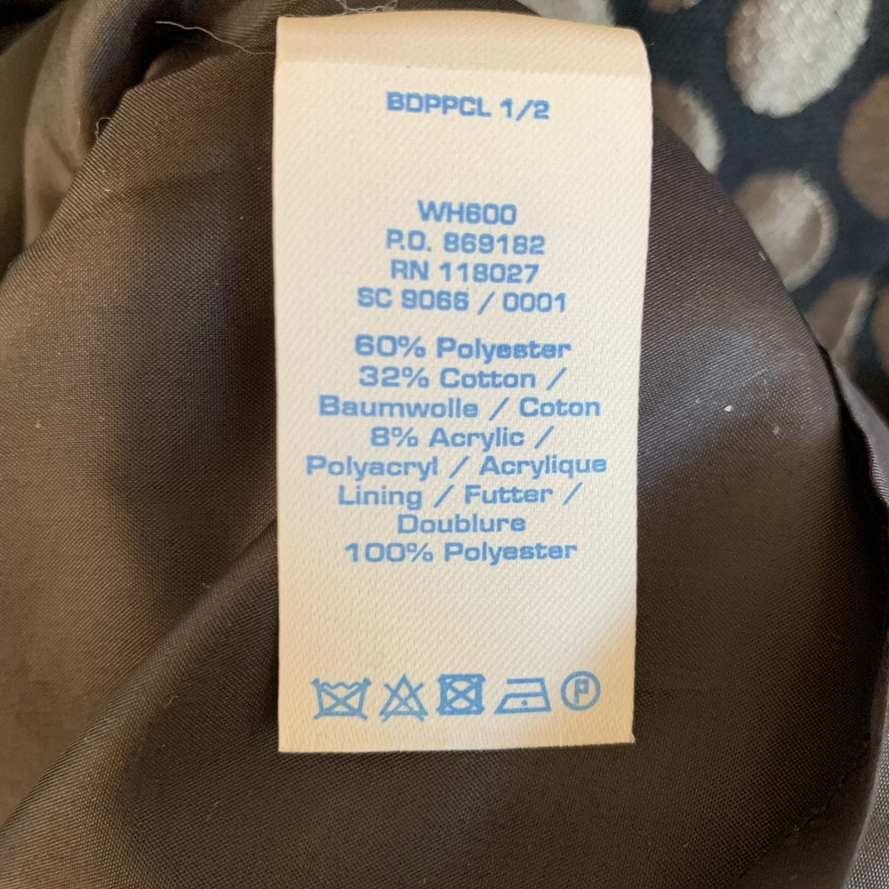 Boden Black and Gold Polka Dot Dress - Picture 4 of 5